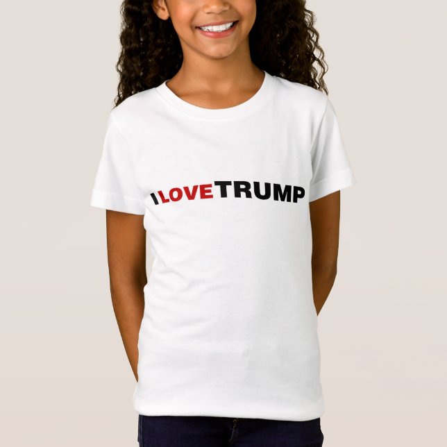 Camiseta Amo a Trump (Anverso)