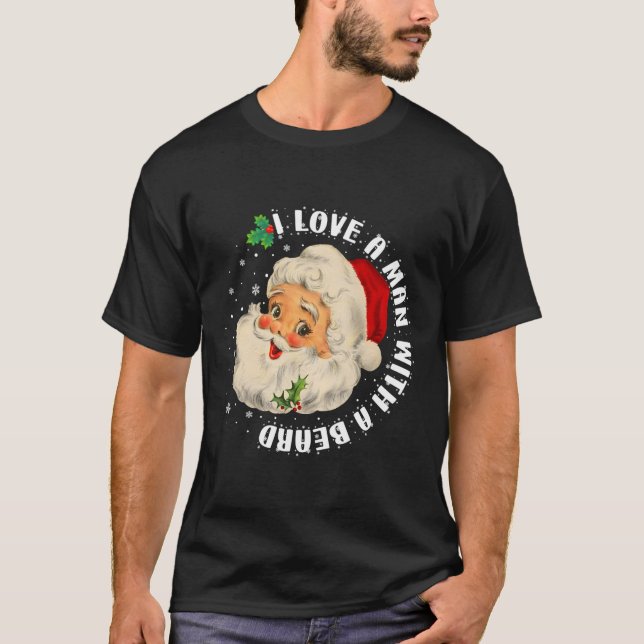 Camiseta Amo A Un Hombre Con Un Regalo De Navidades De Barb (Anverso)