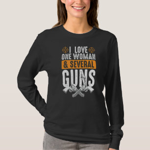Camiseta Amo A Una Mujer Y Varias Armas Segunda Enmienda G