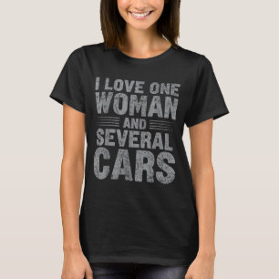 Camiseta Amo a una mujer y varios gráficos divertidos de ti