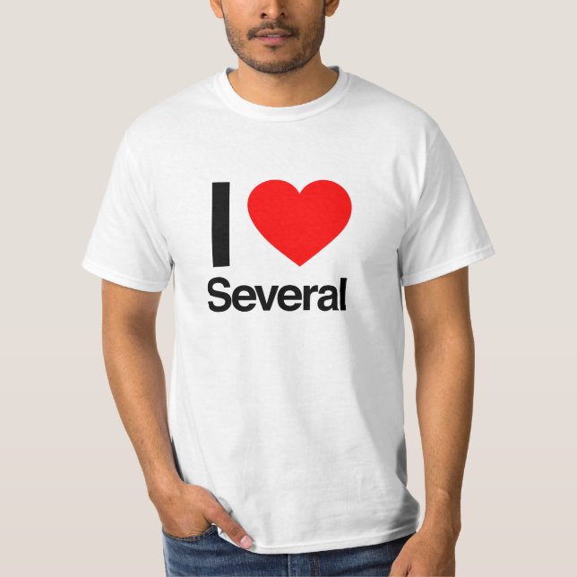 Camiseta amo a varios (Anverso)