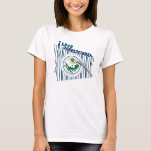 Camiseta Amo a vegetarianos