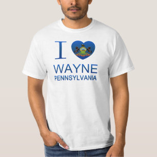 Camiseta Amo a Wayne, PA