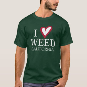 Camiseta Amo a Weed California Hoodies