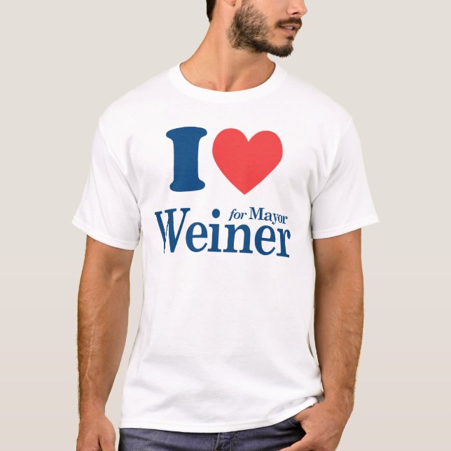 Camiseta Amo a Weiner (Anverso)