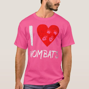 Camiseta Amo a Wombats el wombat australiano