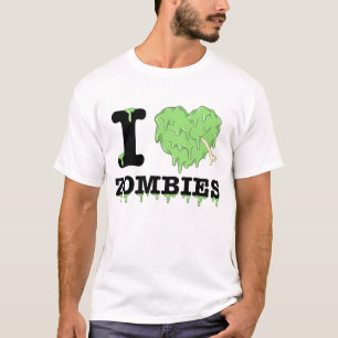 Camiseta Amo a zombis