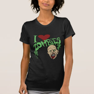 Camiseta Amo a zombis