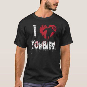 Camiseta Amo a zombis