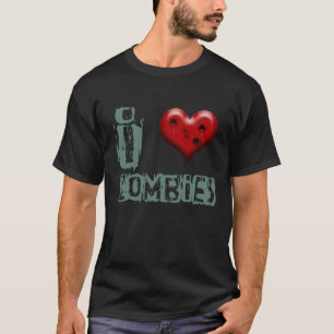 Camiseta amo a zombis