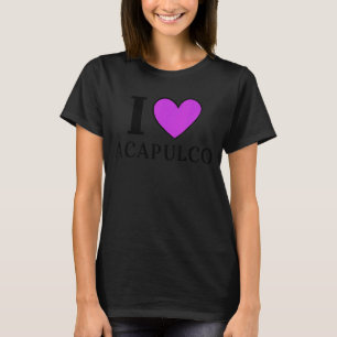 Camiseta Amo Acapulco México Vacaciones 2