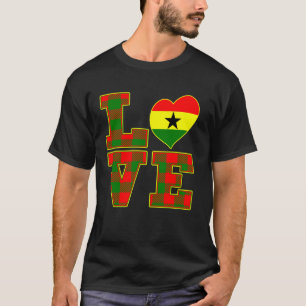 Camiseta Amo Accra Orgulloso Ghanés Me encanta escuchar la 