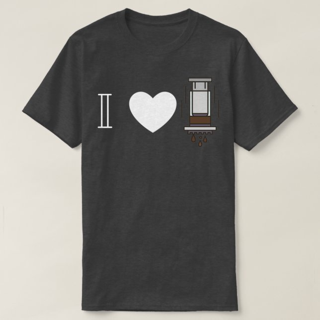 Camiseta Amo Aeropress T (Diseño del anverso)