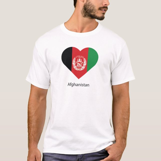 Camiseta Amo Afganistán (Anverso)