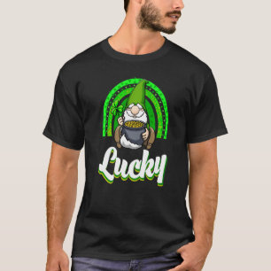 Camiseta Amo afortunado Gnome Mujeres Arcoiris St Patrones
