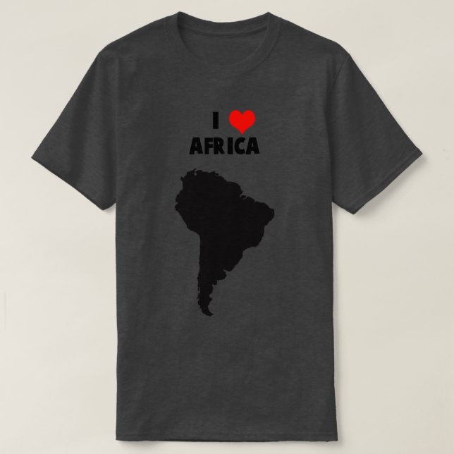 Camiseta Amo África (Diseño del anverso)