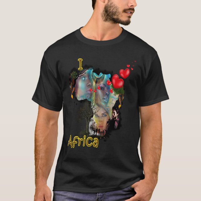 Camiseta Amo África (Anverso)