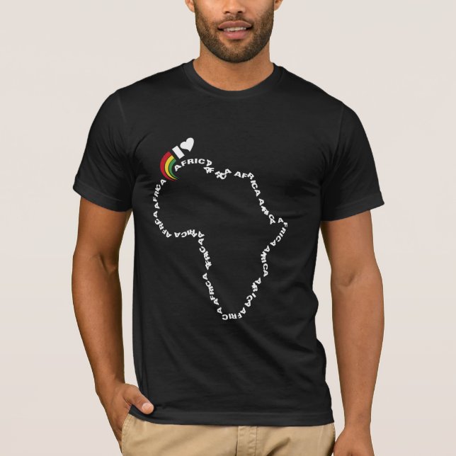 Camiseta Amo África (Anverso)