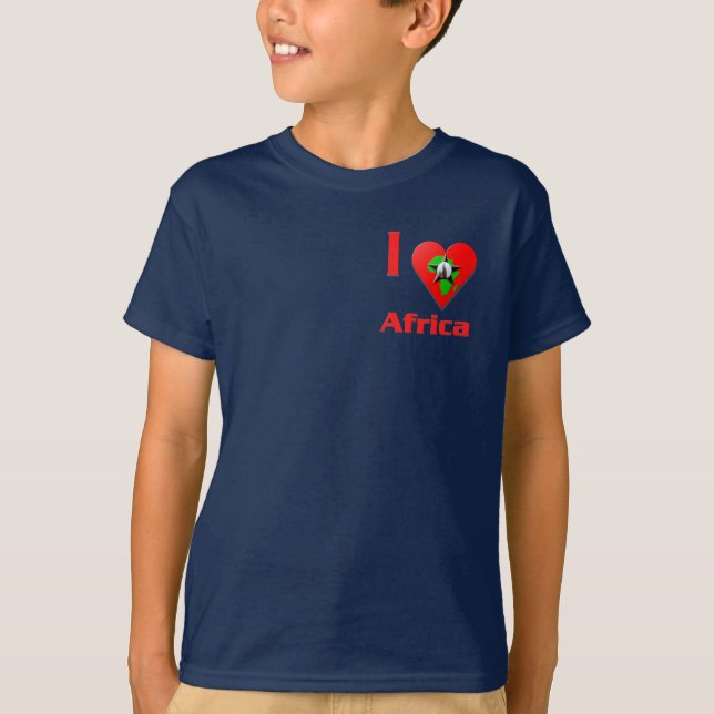 Camiseta Amo África (Anverso)