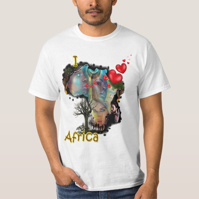 Camiseta Amo África (Anverso)