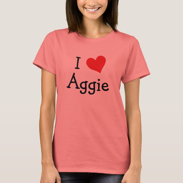 Camiseta Amo Aggie (Anverso)