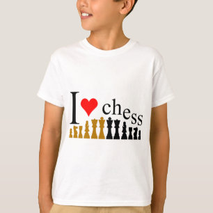 Camiseta Amo ajedrez