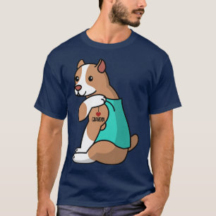 Camiseta Amo al abuelo Tattoo Pit Bull Abuelo Perro 