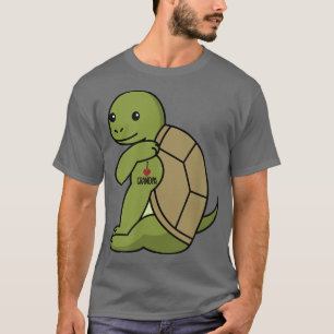Camiseta Amo al abuelo Tattoo Tortoise Mascota 