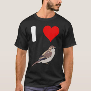 Camiseta Amo al amante de las aves de Sparrow House
