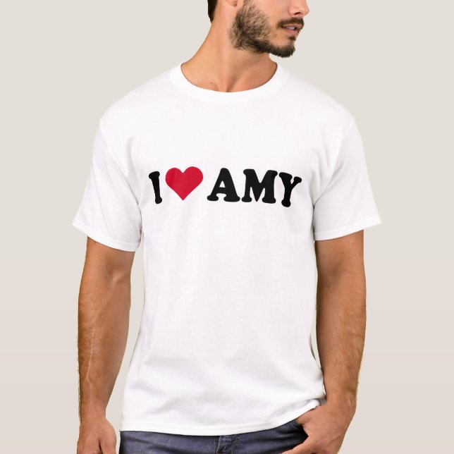 CAMISETA AMO AL AMY (Anverso)