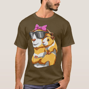 Camiseta Amo al cerdo guineano con niño de cerdo guineano -