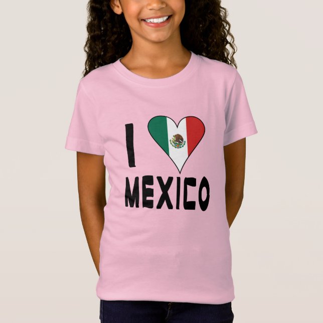 Camiseta Amo al Chica de México (Anverso)