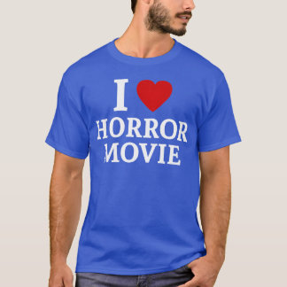 Camiseta Amo al chico de las películas de terror
