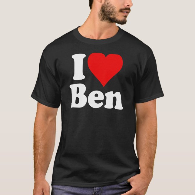 CAMISETA AMO AL CORAZÓN BEN BENJAMIN BENNY (Anverso)