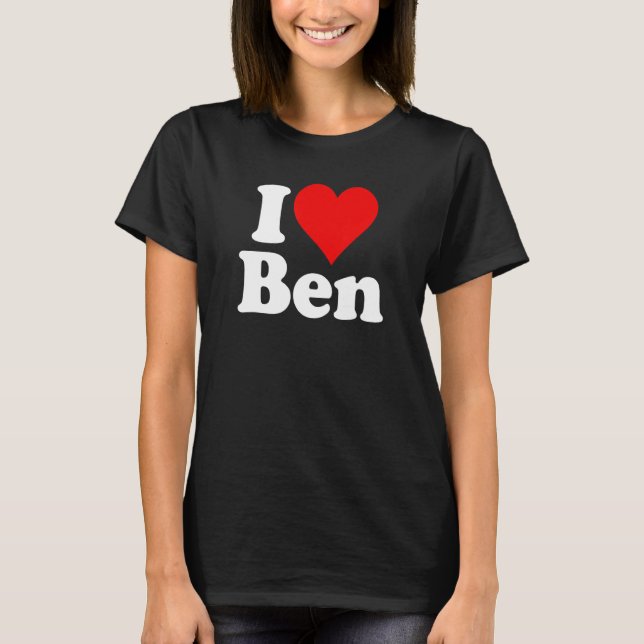 CAMISETA AMO AL CORAZÓN BEN BENJAMIN BENNY (Anverso)