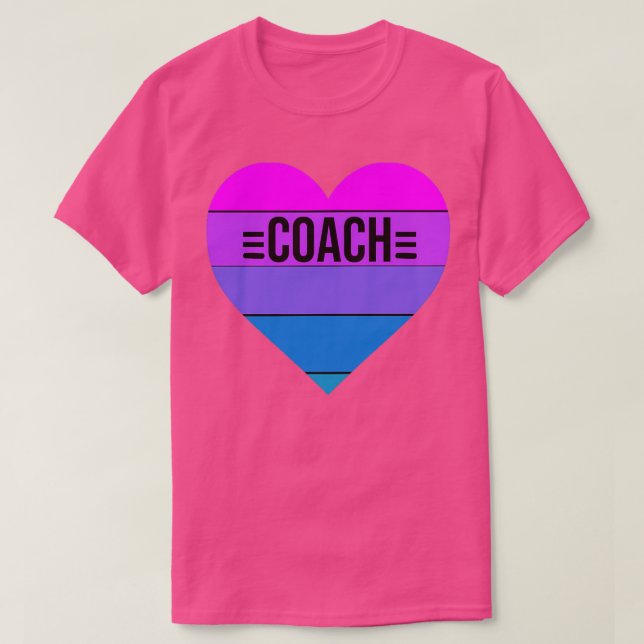 Camiseta Amo al entrenador (Diseño del anverso)