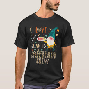 Camiseta Amo al equipo de la cafetería Gnome Crew Matching 