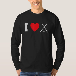 Camiseta Amo al jugador de hockey sobre hierba de campo Hoc