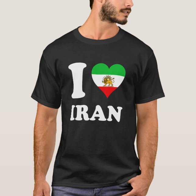Camiseta Amo al león de Irán (Anverso)
