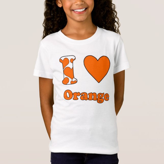 Camiseta Amo al Naranja (Anverso)