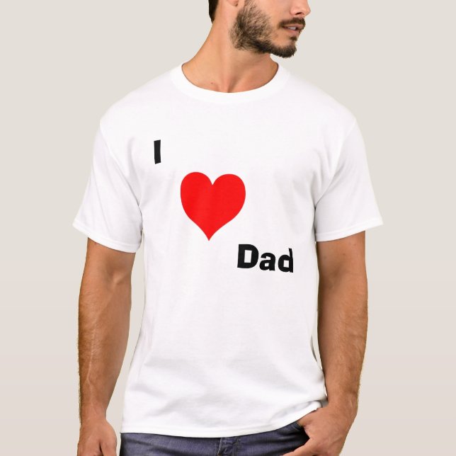 Camiseta Amo al papá (Anverso)