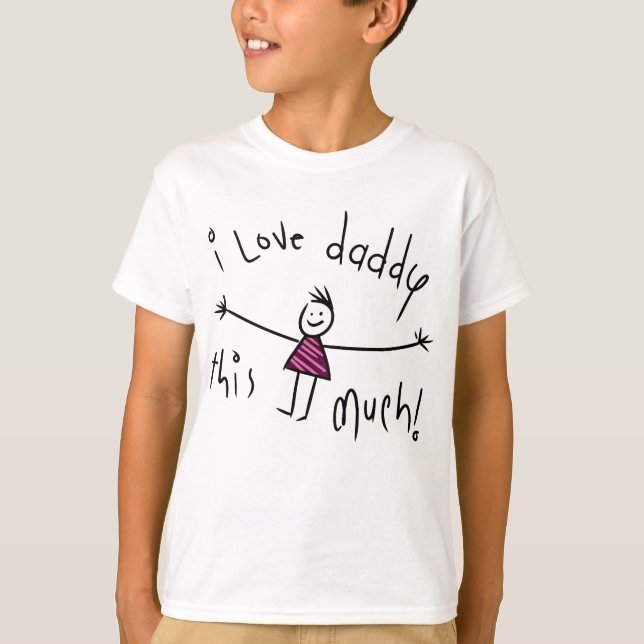 CAMISETA ¡AMO AL PAPÁ ESTE MUCHO! NUEVA IDEA DEL REGALO DEL (Anverso)