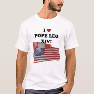 Camiseta ¡Amo al Papa León XIV!