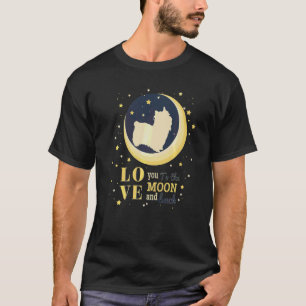 Camiseta Amo Al Perro Aburrido De Australia A La Luna