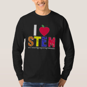 Camiseta Amo al profesor STEM Ciencias Tecnología Ingenierí