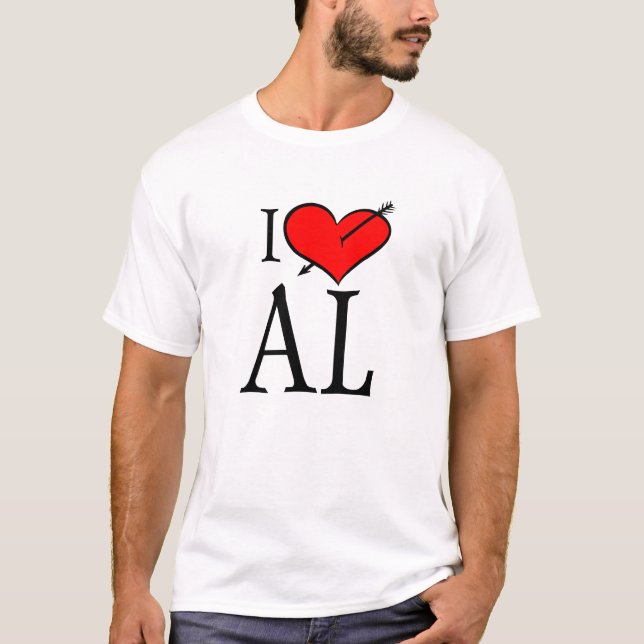 Camiseta Amo Alabama (Anverso)