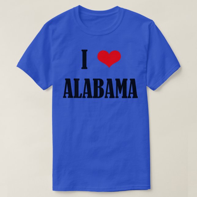 Camiseta Amo Alabama TShirt 4 (Diseño del anverso)