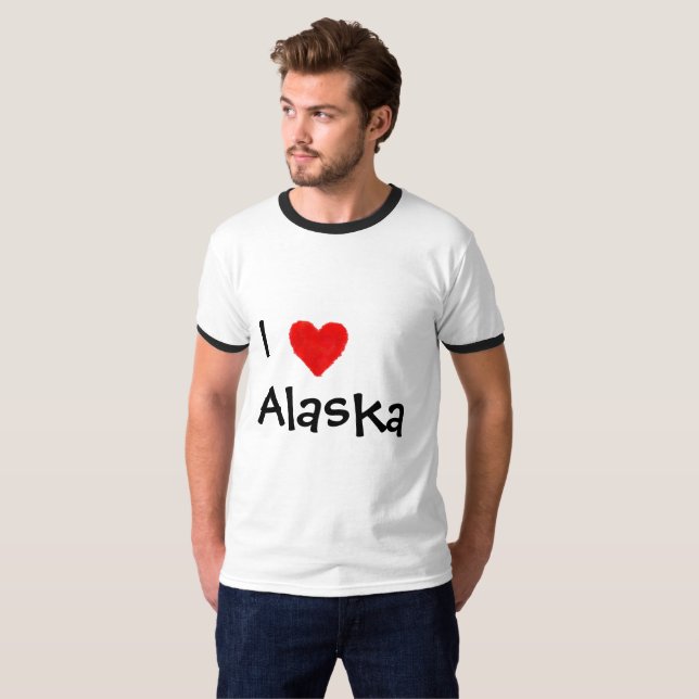 Camiseta Amo Alaska (Anverso completo)