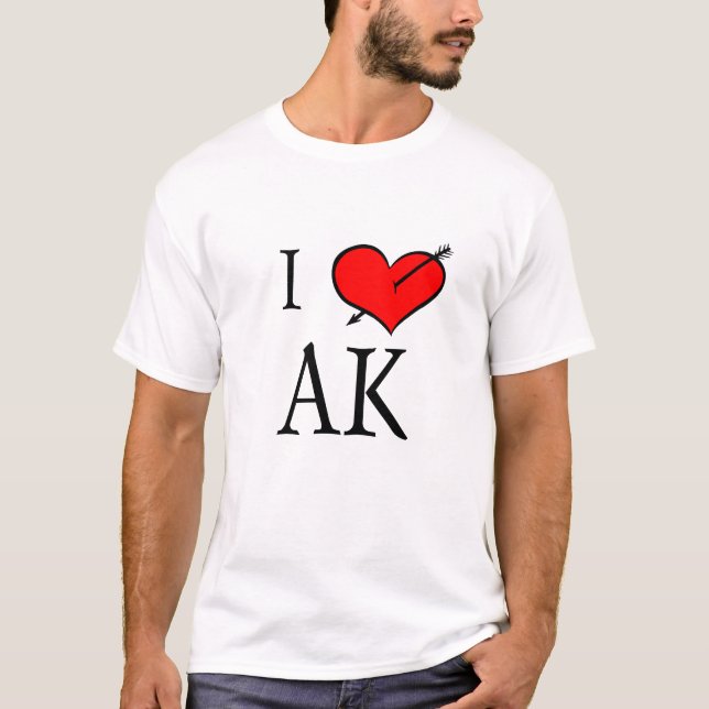 Camiseta Amo Alaska (Anverso)