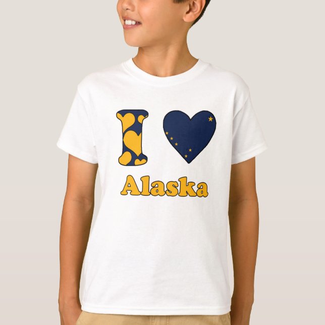 Camiseta Amo Alaska (Anverso)